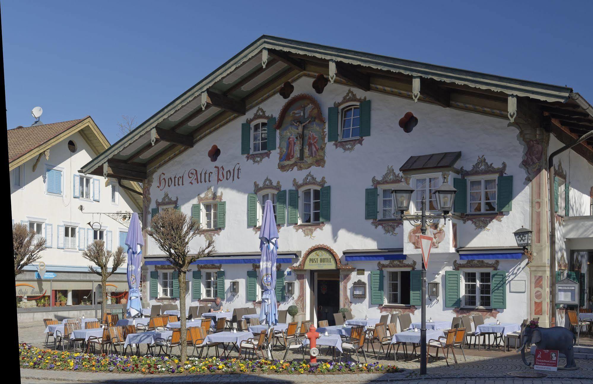 Hotel Alte Post Oberammergau Esterno foto