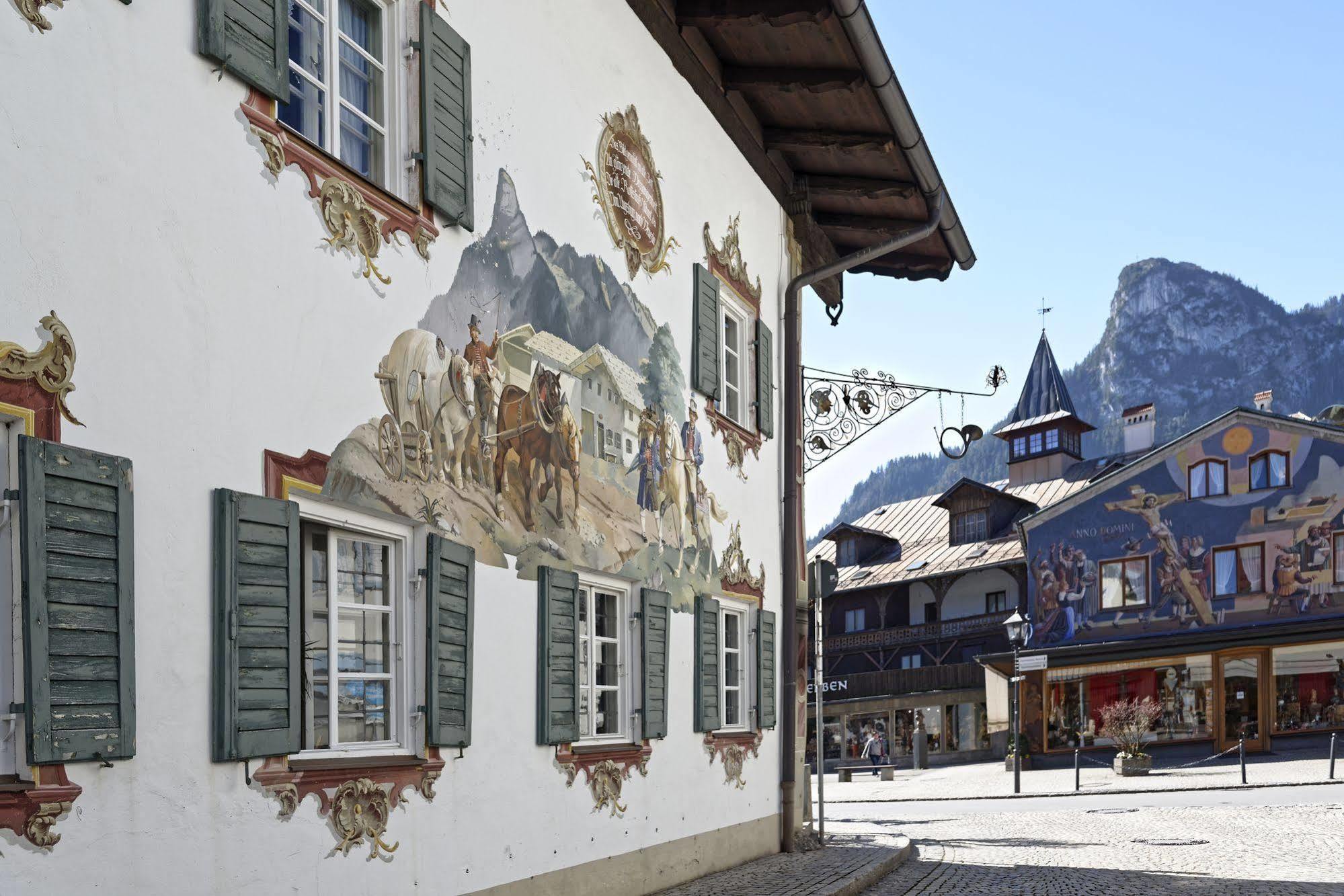 Hotel Alte Post Oberammergau Esterno foto